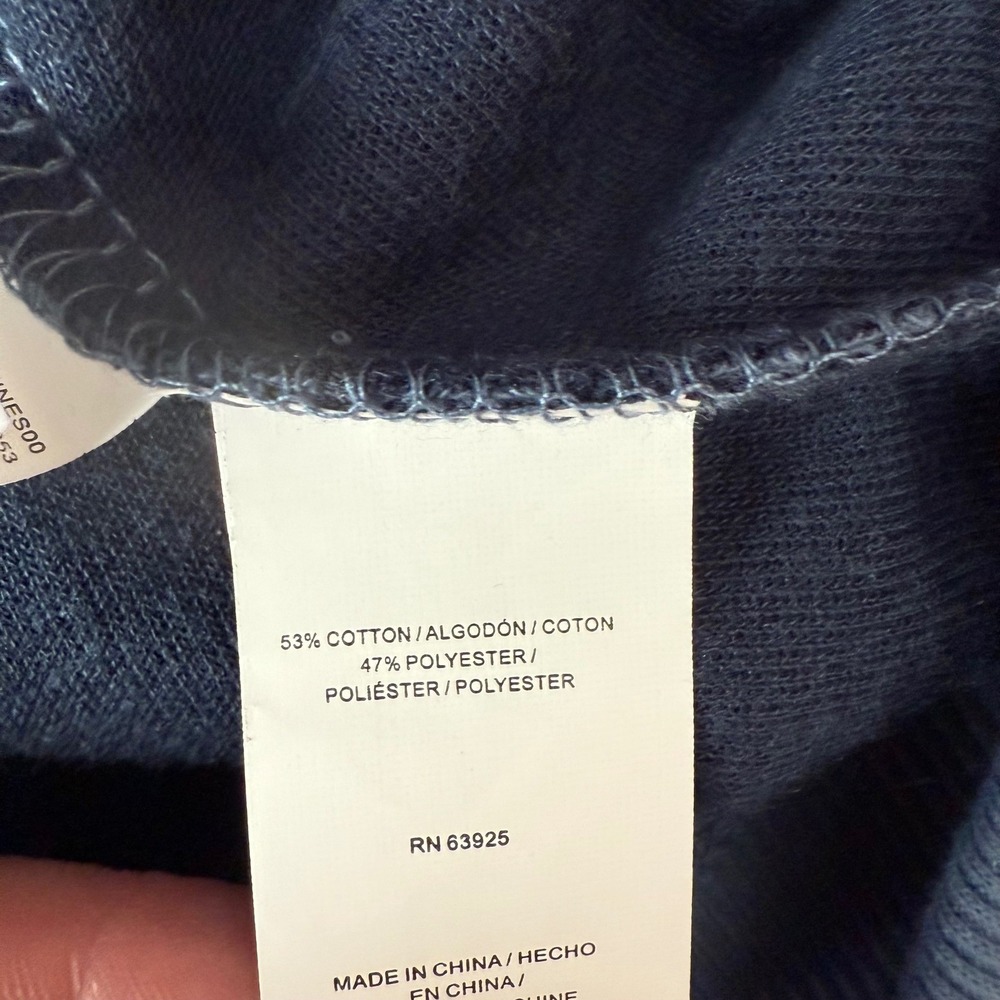Method Mens Textured Waffle Knit Crew Neck Pullover Sweater Blue Heather Medium - Picture 5 of 8